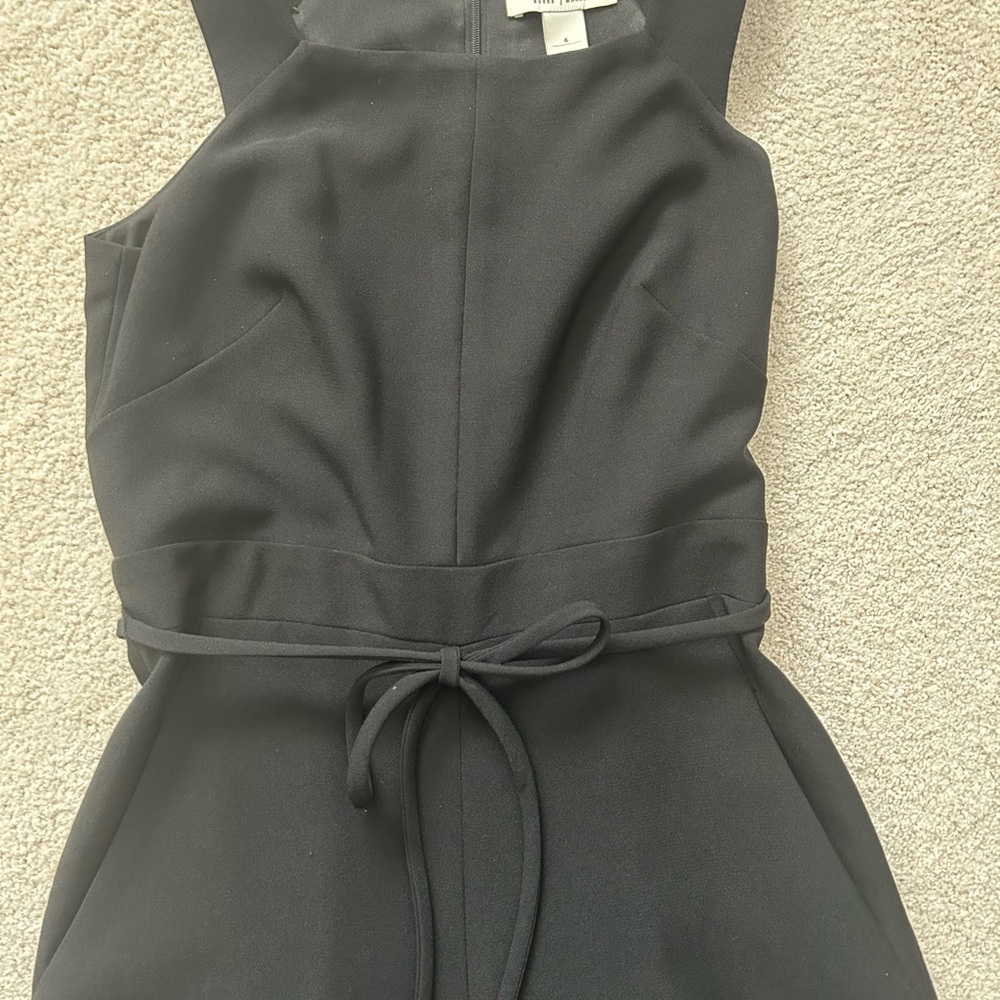 Elegant Black sleeveless Jumpsuit WHBM - Picture 3 of 5